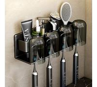 Porte-brosse à dents pour salle de bain noir Vendos85