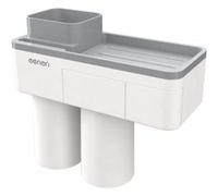 Porte-Brosse à Dents Squeeze Dentifrice Stockage Couple Cup Set Box Mur Suspendu CFYP335 G
