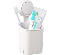Porte Brosse à Dents Ventouse sans Perçage & Réutilisable blanc Vendos85
