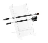 Porte-brosse de maquillage acrylique, organisateur de brosse de maquillage acrylique | Porte de brosse d'artistes,Organisateur de crayon de couleur de bureau, supports à pinceaux pour stylos et strum