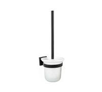 Porte Brosse de Toilette Wc Genêt à Balais Vase Muraux Suspendu Noir 02111