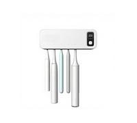 Porte brosse dents Étui Stérilisateur électrique UV salle bain Rechargeable USB 2000 mAh pochette rangement 20 5 x 7 x 4 cm ZOANTFE