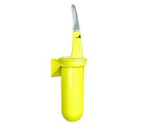 >Porte-Brosse Murale pour Salle de Bain Skin Jaune Fluo