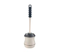 Porte-brosse WC - 360° sans angle mort - Design en plastique - Accessoire de salle de bain moderne pour une hygiène sans effort et un contrôle des odeurs - Facile à utiliser