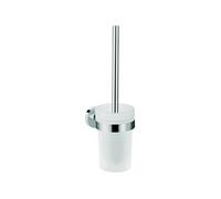 Hansgrohe Logis Universal garniture de toilette 41722000 avec insert en verre, laiton, chromé murale, chromé