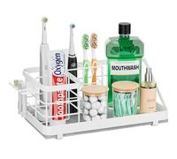 Porte-brosses à Dents à séchage instantané - Comptoir de Salle de Bain/Support Mural pour Brosse à Dents électrique - Support pour tête de Brosse à Dents et Dentifrice, organiseurs et Rangement de