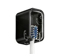 Porte-brosses À Dents Fixés Au Mur, Conception Peu Encombrante Avec Aspiration, 4,4 X 3 Cm, Porte-brosse À Dents De Douche, Support D'organisateur De Salle De Bain Fixé Au Mur Avec Couvercle, Pour Cam