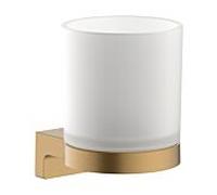 Porte-brosses à dents mural Hansgrohe AddStoris S 41769140, bronze brossé