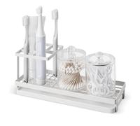 Porte-brosses à Dents pour Salle de Bain Support de Rangement Métal