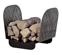 Porte-Bûche SERENA - THIRARD acier capacité bûches 50 cm epoxy noir
