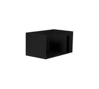 - Porte-bûches compact en acier noir 70 cm Bytom