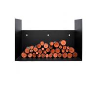 Porte-Bûches en Métal ALAZ- Rangement de Bois Élégant et Pratique pour l’Intérieur