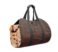Porte-bûches en toile - Grand sac à bûches pliable multifonctionnel pour bûches - Porte-bûches - Sac de registre pour porte-bûches - Sac à poignées en toile pour supports