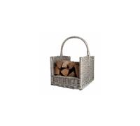 Porte Bûches Panier à Bois Gris