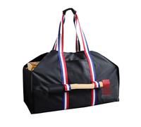 Porte-Bûches,Sac de Transport Imperméable avec Sangle pour Hache et Poignées - Tote Résistant en Tissu Oxford 600D pour Poêle Grill Barbecue Extérieur Camping Jardin Terrasse