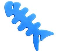 Porte-câbles / Organisateur compact en forme d'arête de poisson - Bleu KP35317