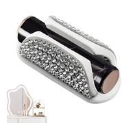 Porte-cacao pour voiture - Support en silicone antidérapant adhésif avec pierres de strass, porte-stylos vertical pour voiture | pour un accès facile partout, décoration visière intérieure chambre