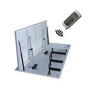 Porte cachée sans fil pour sous-sol ou cave, commande manuelle pour un accès facile