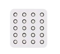 Porte-Cadre de Greffage pour Reine,Support pour Cadre de Ruche à 20 Alvéoles - Outil Stabilisateur Antiadhésif en Silicone pour Apiculture Manuelle Urbaine Commerciale et Agricole