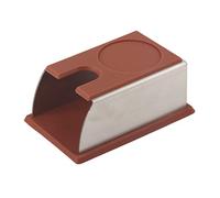 Porte-café Cabinet en acier inoxydable en silicone Coffee Powder Maker Stand Rack Toule compact Taille portable pour la cuisine à domicile (Couleur de café)