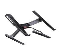 Porte-cahier de bureau | Support d'ordinateur portable réglable avec fonction refroidissement cahier colonne atteinte à l'ordinateur 150 ° Ergonomic Notebook Minser, Carbon Steel Computer Portez pour