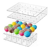 Porte Cake - 2 Pièces Accessoires Acryliques pour Table de Desserts - Porte Séchoir Candy | pour Pâtissiers, Boulangers, Anniversaires, Showers, Réunions Et Fêtes De