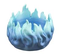 Porte-Canettes pour Boissons | Support De Couverture Décoratif Imprimé En 3D,Porte-Canette Isolant Design Flamme Bleue | pour Réfrigérateur de Table, Bouteilles de Boisson Soda Standard Mince de 355