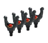 Porte-canne à pêche - Idéal pour la pêche de la carpe - Pour rod-pod - Fermeture aimantée pour supporter la canne - Lot de 4 pièces