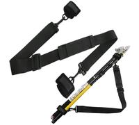 Porte-canne à pêche - INF - Élastique anti-dérapant - Ajustement flexible - Couleur noire - Mixte