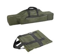 Porte-Canne à - Support pour Canne à, Fermeture éclair Durable, Conception légère Pliable de Grande capacité | Rangement Pratique du matériel pour la Plage, Le lac, Le Camping, la, l