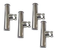 Porte Canne inox Pour Tube Ø 22/25mm ( Lot de 4 ) Orientable inox Pèche Bateau