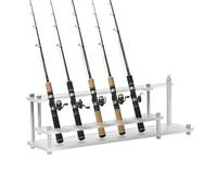 Porte-cannes,Support de rangement en acrylique pour articles de pêche | Présentoir de collection de leurres de pêche - Pour le garage, en voyage, sur une table, en camping, en