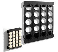 Porte Capsule Coin Cafe Rangement Rangement Cafe, Support Mural pour Capsules de Café Aucun Perçage Nécessaire Montage Mural ou Vertical Convient aux Capsules de Stockage pour la Cuisine 32*24.5*4.2CM