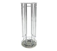 Fackelmann 42165 Porte capsule Dolce Gusto, porte dosette Dolce Gusto, Distributeur de caspule Dolce Gusto, Acier chromé, 32,6 x 12,5 cm, Gris