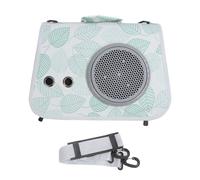 Porte-Capsule pour Chat, Sac à bandoulière pour Animaux de Compagnie en Cuir PU de Grande capacité avec Housse en Maille Respirante pour Chats Jusqu’à 7,5 kg, Sac à Main de Voyage (Type A)