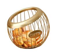 Porte-Capsules Café - Boîte Comptoir, Récipient Métal | Organisateur Élégant Cuisine, Support Robuste Grande Contenance, Stockage Pratique Pods Expresso Et Accessoires Boisson Chaude