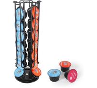 Porte Capsules de Café Compatible avec Capsule Caffitaly Lavazza-Blue Supports Rangement Dosettes Caffitaly Noir