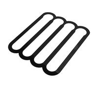 Porte-capsules de café Durable Support de Rangement Mural pour Dosettes Organisateur de Cuisine, Plastique 14 X 11,75 Pouces pour Garde-manger de Bureau à Domicile (BLACK)