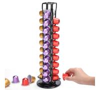Porte-capsules de Café Euqvunn, Porte-capsules à Rotation Fluide à 360°, Capacité jusqu’à 40 Capsules, Design Gain de Place