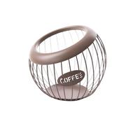Porte-capsules de café, panier à capsules de café creux, grande capacité, support en métal, organisateur de capsules de café, tasses K et expresso, distributeur de café pour comptoir ou bar à café