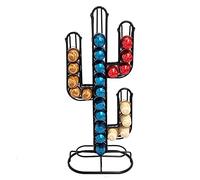 Porte-Capsules de café pour 48 Pièces, Porte-Capsules de café Cactus, Porte-Capsules de café Support de Capsules, Porte-Capsules, Chrome,