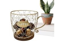Porte-capsules de café pour plan de travail, base en bois avec grande | Porte-dosettes de café - Organiseur de sachets de thé pour épices, sucre, café, thé blanc, maison, cuisine, plan de travail