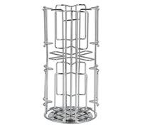 Porte-capsules de café, support de rangement rotatif pour 64 capsules, support en fer robuste avec rotation à 360 degrés, conception verticale permettant d'économiser de l'espace