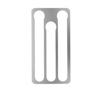 Porte-Capsules de dosettes de café Compatible avec 17 pièces, tiroir de rangement de dosettes, organisateur de support de rangement de Podcast de café(Silver)