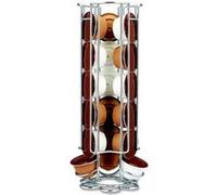 Fackelmann Porte-capsules en fil métal 20990 pour 18 capsules Dolce Gusto, 3 colonnes