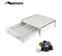 Porte Capsules Dolce Gusto - MENGDA - Rangement 36 Capsules - Tiroir Coulissant - Métal