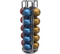 Tavolaswiss Porte-capsules 50.VERTUO rotatif acier 11,6 x 11,6 x 31,5 cm