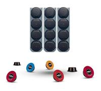 Porte-capsules pour Lavazza à Modo Mio à coller compatible avec capsules a Modo Mio adhésifs 3M 4 capsules chacune - Lot de 3