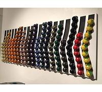 porte capsules, présentoir, pour machine type nespresso distributeur géant capacité 200 capsules
