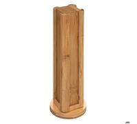 Five Simply smart - Porte-capsules rotatif bambou H. 29 cm Marron 32 capsules